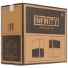 Компьютерный корпус 1STPLAYER INFINITY IF8 ARGB White (IF8-WH-4FO7-14-W)