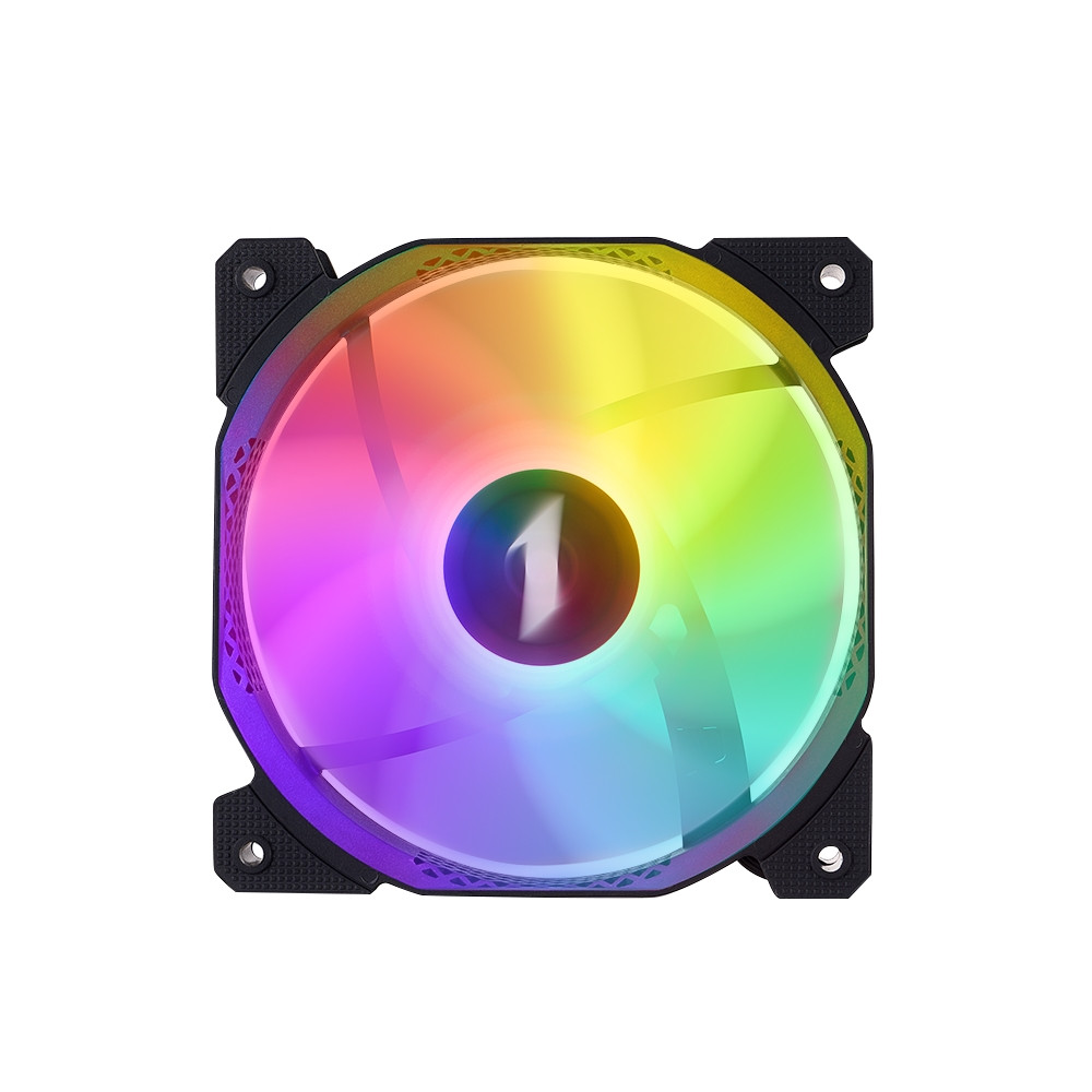 Вентилятор для корпуса 1STPLAYER F1R Reverse FRGB Black (F1R-BK-3P)