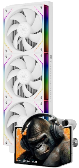 Система жидкостного охлаждения для процессора Thermalright Levita Vision 360 ARGB White (TRLV360AW)