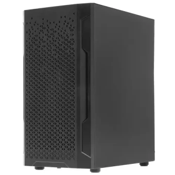 Компьютерный корпус Powercase Mistral Micro Z3B Mesh LED TG Black CMIMZB-L3