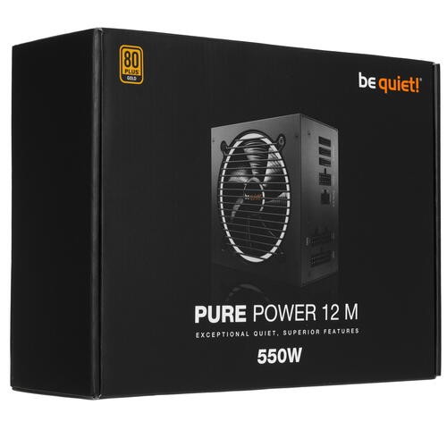 Блок питания Be Quiet! 550W PURE POWER 12 M BN341 16 pin (PCIe 5.0 Connector Cable Details)