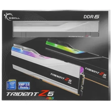 Оперативная память 64 Gb 5600 MHz G.Skill TRIDENT Z5 RGB Silver (F5-5600J2834F32GX2-TZ5RS)