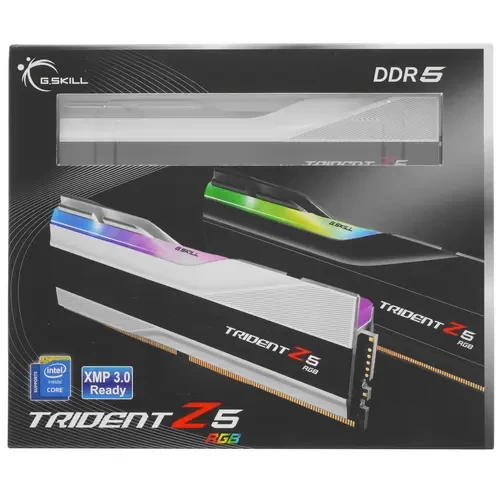Оперативная память 64 Gb 5600 MHz G.Skill TRIDENT Z5 RGB Silver (F5-5600J2834F32GX2-TZ5RS)