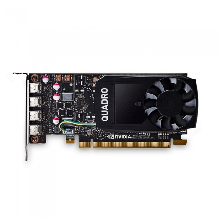 Видеокарта PNY (VCQP1000DVIV2BLK-1) Quadro P1000 1354MHz PCI-E 4096MB 5100MHz 128 bit 4xMiniDisplayPort V2