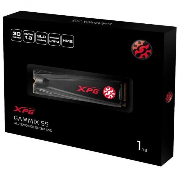 Твердотельный накопитель ADATA 1000 Gb GAMMIX S5 AGAMMIXS5-1TT-C XPG