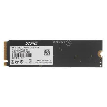 Твердотельный накопитель ADATA 1000 Gb GAMMIX S5 AGAMMIXS5-1TT-C XPG