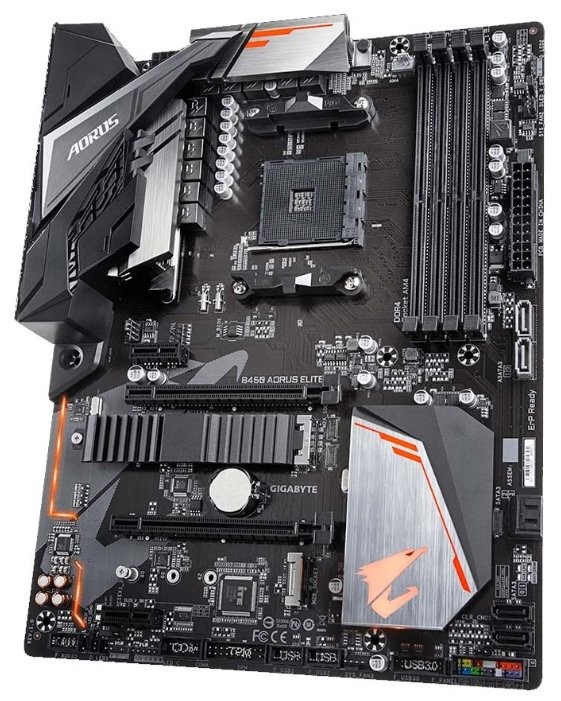 Материнская плата GIGABYTE B450 AORUS ELITE