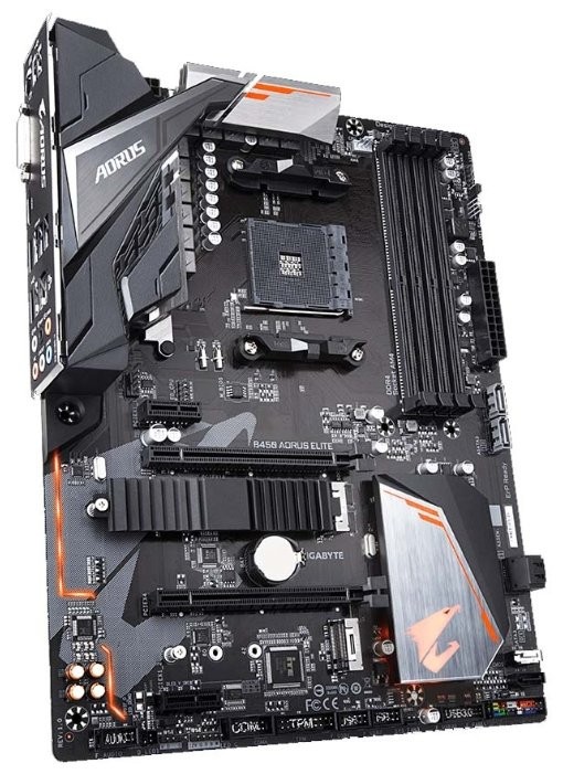 Материнская плата GIGABYTE B450 AORUS ELITE