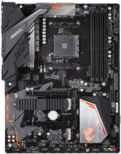 Материнская плата GIGABYTE B450 AORUS ELITE