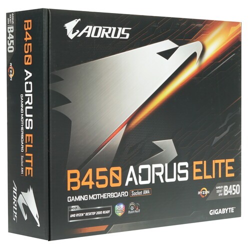 Материнская плата GIGABYTE B450 AORUS ELITE