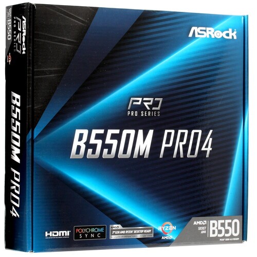 Материнская плата ASRock B550M PRO4
