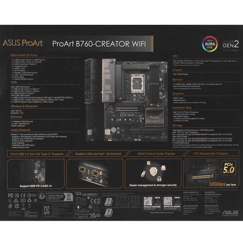 Материнская плата ASUS PROART B760-CREATOR WIFI 90MB1FY0-M0EAY0