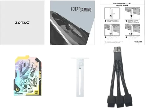 Видеокарта ZOTAC (ZT-D40730Q-10P) GeForce RTX 4070 Ti SUPER 16GB TRINITY OC WHITE ED