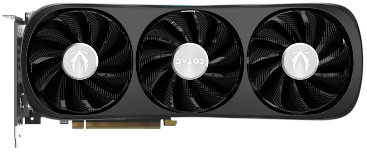 Видеокарта ZOTAC (ZT-D40720D-10P) GeForce RTX 4070 SUPER 12GB TRINITY BLACK ED