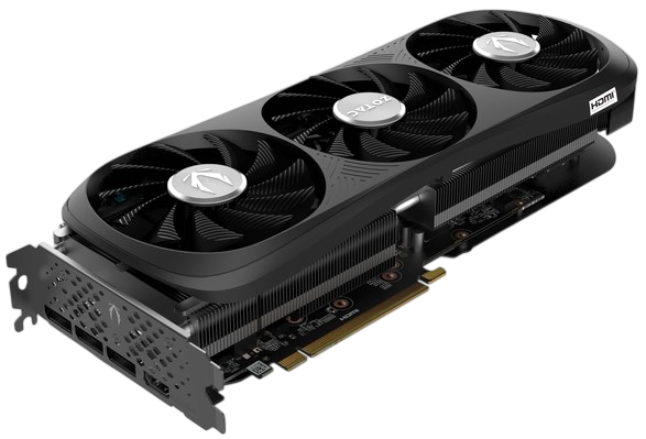 Видеокарта ZOTAC (ZT-D40720D-10P) GeForce RTX 4070 SUPER 12GB TRINITY BLACK ED