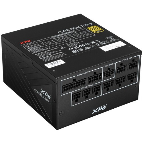 Блок питания ADATA XPG 1200W CORE REACTOR II 1200 (COREREACTORII1200G-BKCEU) 16 Pin (PCIe 5.0 Connector Cable Details)