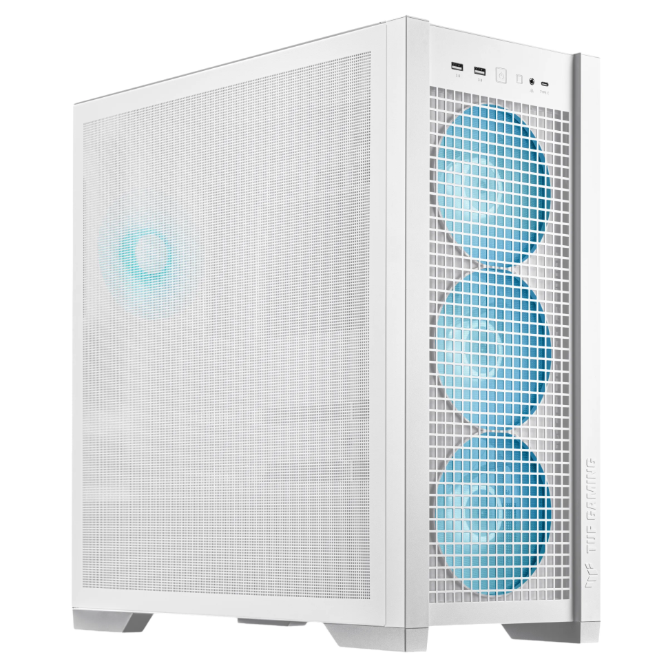 Компьютерный корпус ASUS TUF GAMING GT302 PLUS TG ARGB White (90DC00I3-B19010)