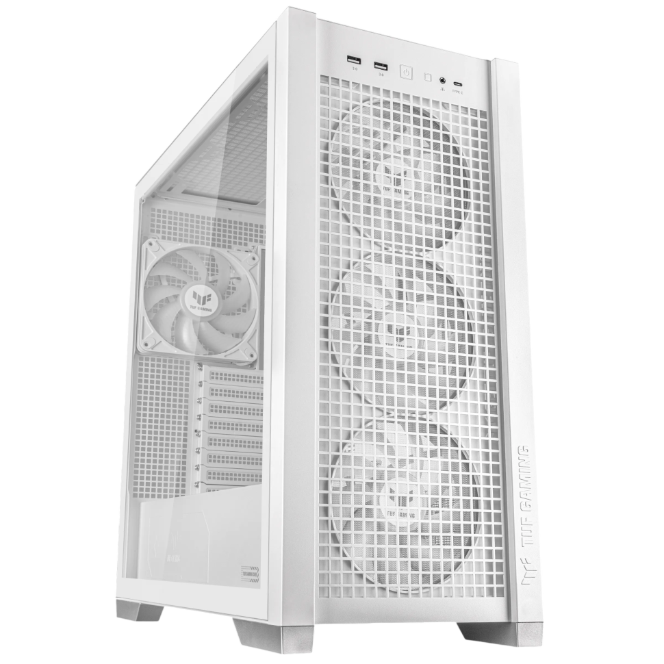 Компьютерный корпус ASUS TUF GAMING GT302 PLUS TG ARGB White (90DC00I3-B19010)