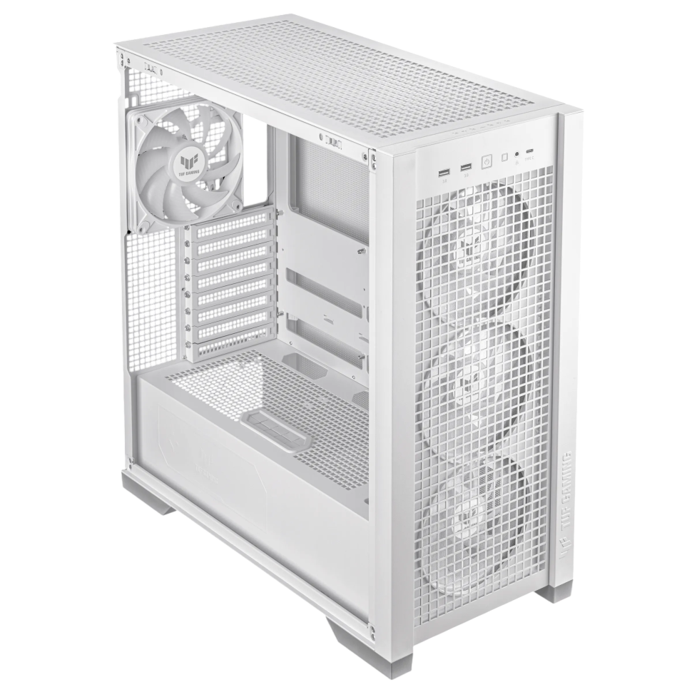 Компьютерный корпус ASUS TUF GAMING GT302 PLUS TG ARGB White (90DC00I3-B19010)