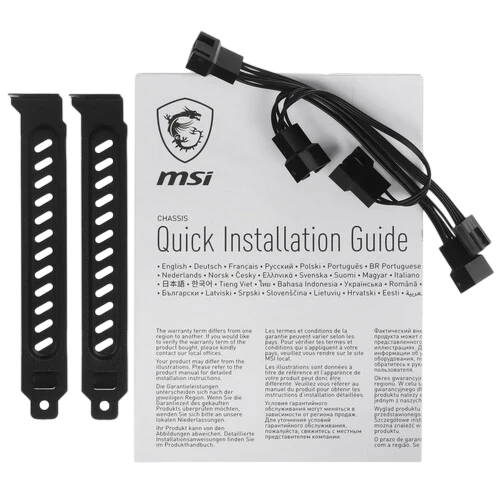 Компьютерный корпус MSI MAG FORGE 320R ARGB TG Black (306-7G23R24-HH9 / 306-7G23R27-HH9)