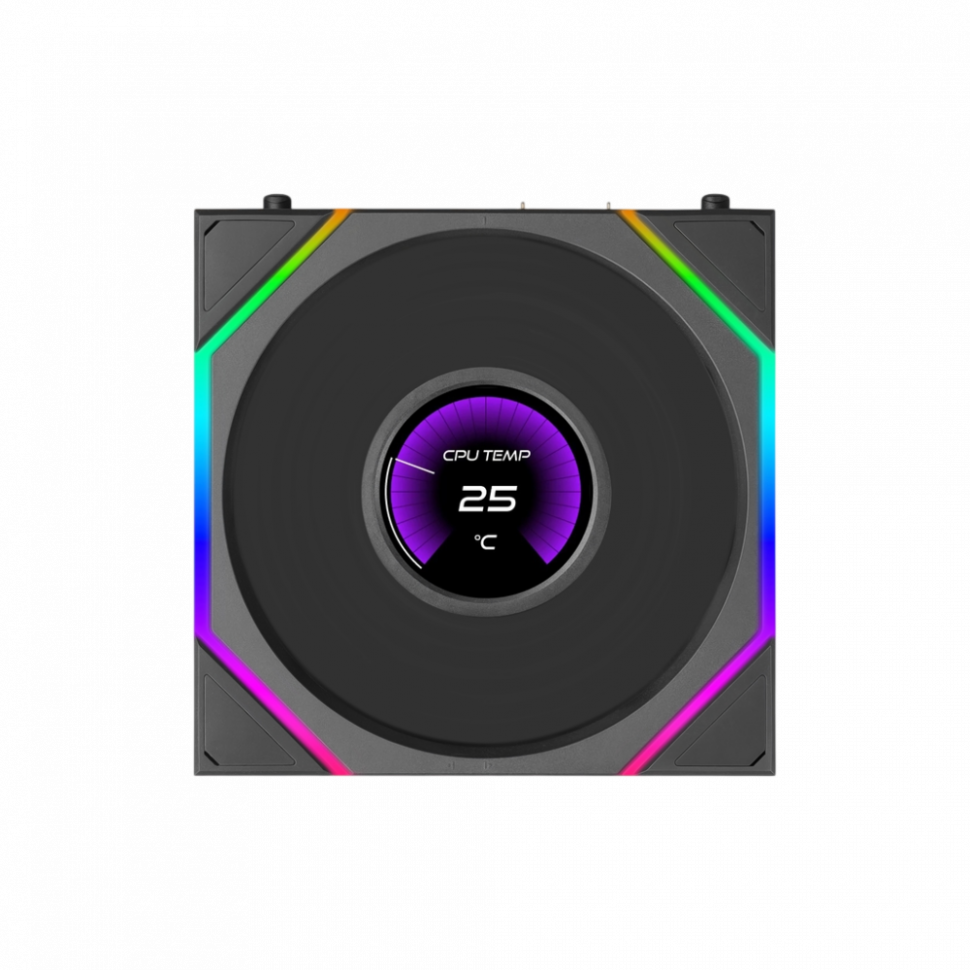 Вентилятор для корпуса Lian Li UNI FAN TL LCD FLEX 120 Reverse Blade 12RTLLCD1F1B ARGB Black (G9F.12RTLLCD1F1B.R0)
