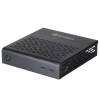 Компьютерный корпус SilverStone Petit Thin Mini-ITX Silent Black SST-PT13B-USB3.0