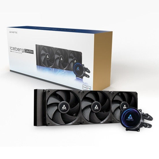 Система жидкостного охлаждения для процессора Chieftec ICEBERG 360 ARGB Pump Dark (CLC-360-BLK)