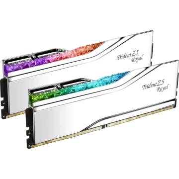 Оперативная память 32 Gb 7600 MHz G.Skill TRIDENT Z5 ROYAL RGB White (F5-7600J3646G16GX2-TR5S)
