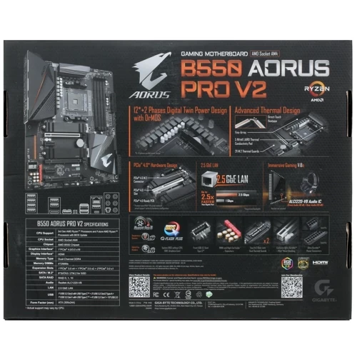 Материнская плата GIGABYTE B550 AORUS PRO V2