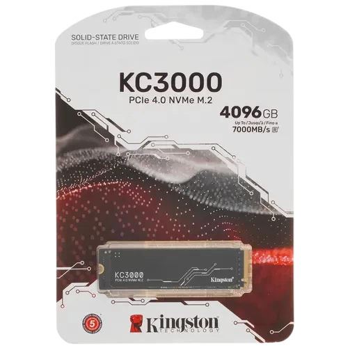 Твердотельный накопитель Kingston 4096 Gb KC3000 (SKC3000D/4096G)