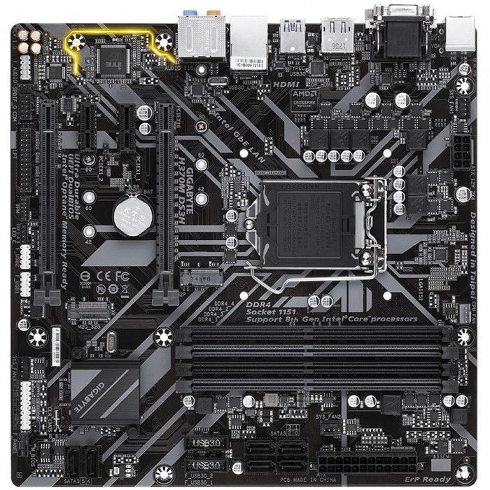 Материнская плата GIGABYTE H370M DS3H