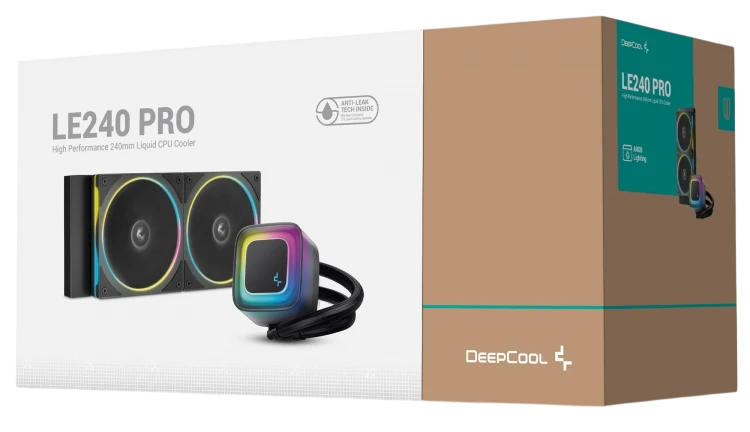 Система жидкостного охлаждения для процессора Deepcool LE240 PRO ARGB Black