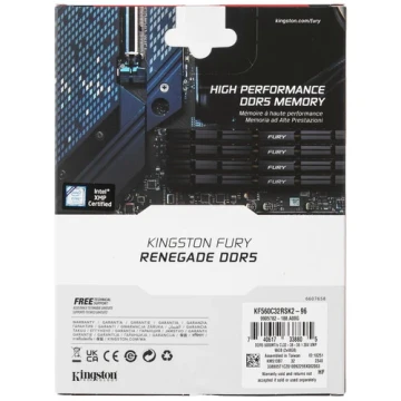 Оперативная память 96 Gb 6000 MHz Kingston FURY Renegade Black/Silver (KF560C32RSK2-96)