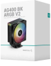 Кулер для процессора Deepcool AG400 BK ARGB V2 Black