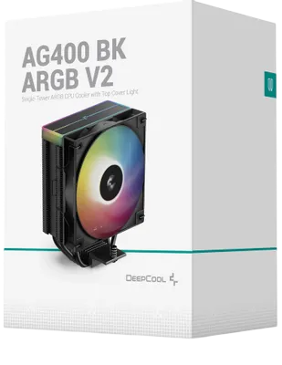 Кулер для процессора Deepcool AG400 BK ARGB V2 Black