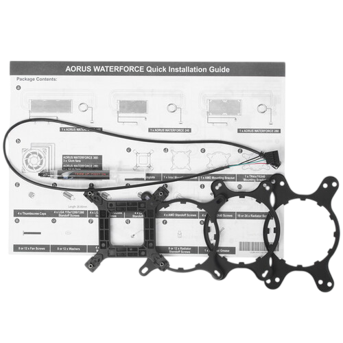 Система жидкостного охлаждения для процессора Gigabyte AORUS WATERFORCE 240 GP-AORUS WATERFORCE 240