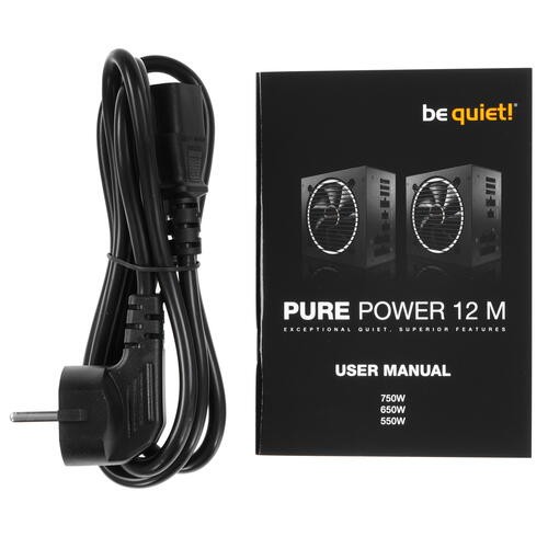 Блок питания Be Quiet! 650W PURE POWER 12 M BN342 16 pin (PCIe 5.0 Connector Cable Details)