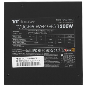 Блок питания Thermaltake 1200W TOUGHPOWER GF3 PS-TPD-1200FNFAGE-4 16 Pin (PCIe 5.0 Connector Cable Details)