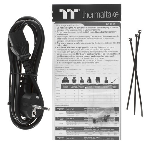 Блок питания Thermaltake 1200W TOUGHPOWER GF3 PS-TPD-1200FNFAGE-4 16 Pin (PCIe 5.0 Connector Cable Details)