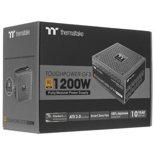 Блок питания Thermaltake 1200W TOUGHPOWER GF3 PS-TPD-1200FNFAGE-4 16 Pin (PCIe 5.0 Connector Cable Details)