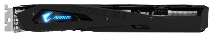 Видеокарта GIGABYTE (GV-N166TAORUS-6GD) GeForce RTX 1660 Ti 6144Mb GDDR6, 192 Bit, 1890 MHz, 12000 MHz AORUS