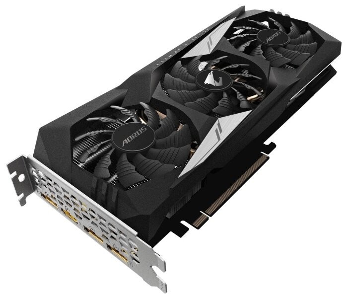 Видеокарта GIGABYTE (GV-N166TAORUS-6GD) GeForce RTX 1660 Ti 6144Mb GDDR6, 192 Bit, 1890 MHz, 12000 MHz AORUS