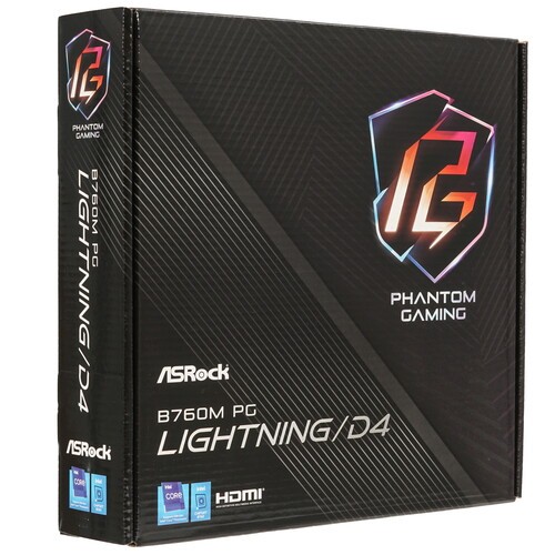 Материнская плата ASRock B760M PG LIGHTNING/D4