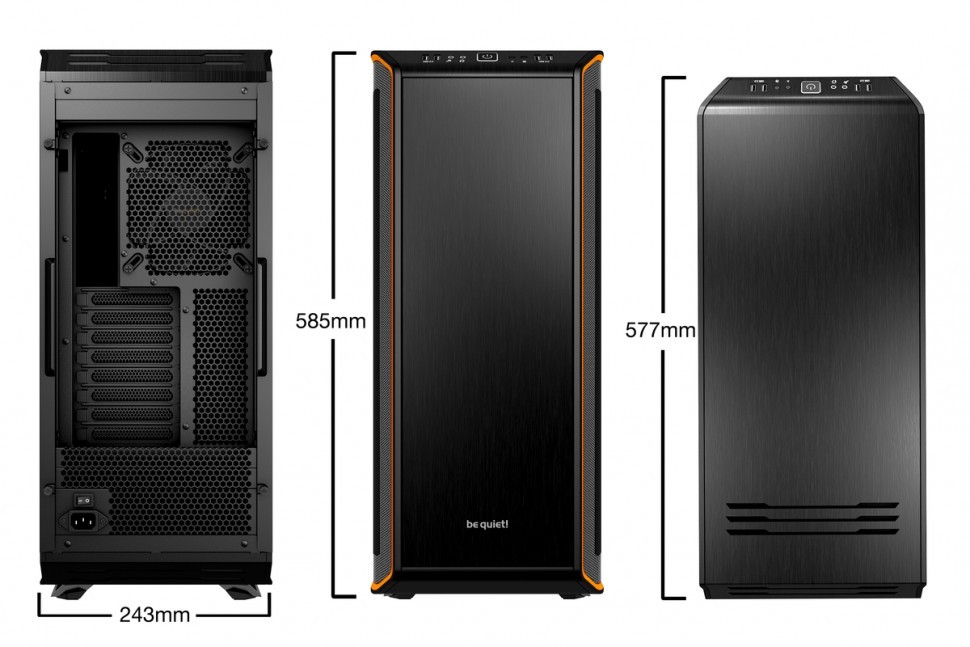 Компьютерyый корпус Be Quiet! DARK BASE 900 Orange BG010