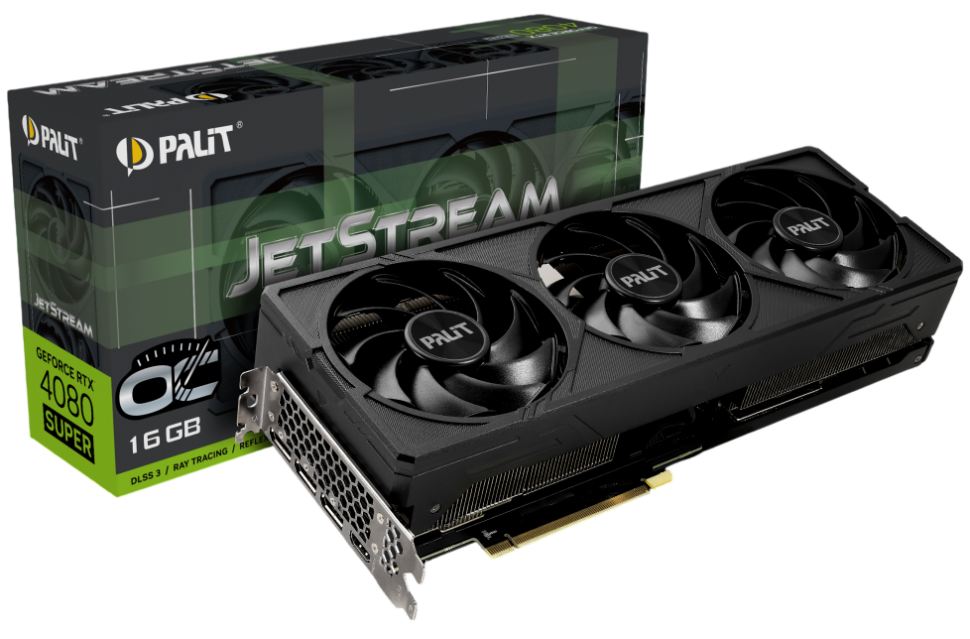 Видеокарта Palit (NED408SS19T2-1032J) GeForce RTX 4080 SUPER 16GB JETSTREAM OC