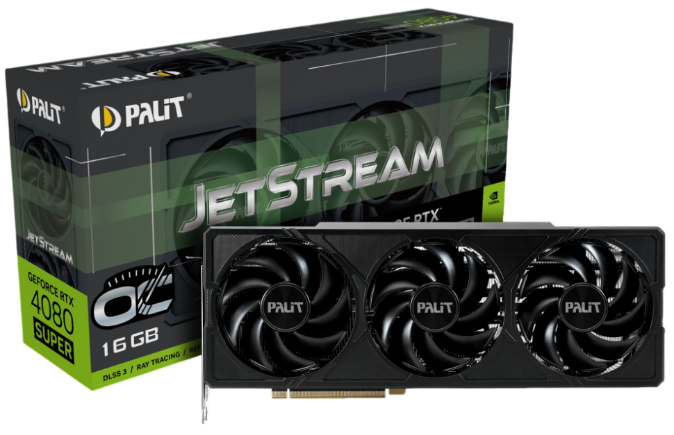 Видеокарта Palit (NED408SS19T2-1032J) GeForce RTX 4080 SUPER 16GB JETSTREAM OC
