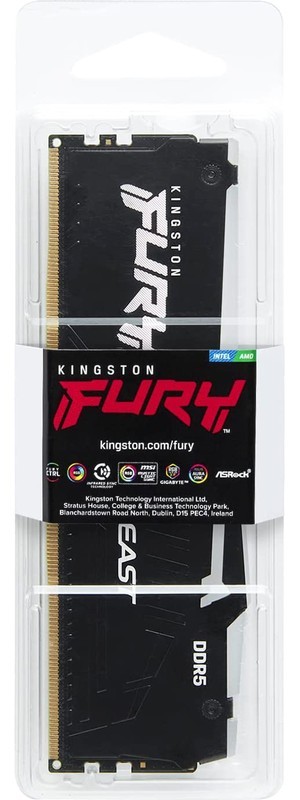 Оперативная память 16 Gb 6000 MHz Kingston FURY Beast RGB Black (KF560C40BBA-16)