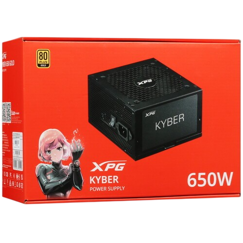 Блок питания ADATA XPG 650W KYBER 650 (KYBER650G-BKCEU)