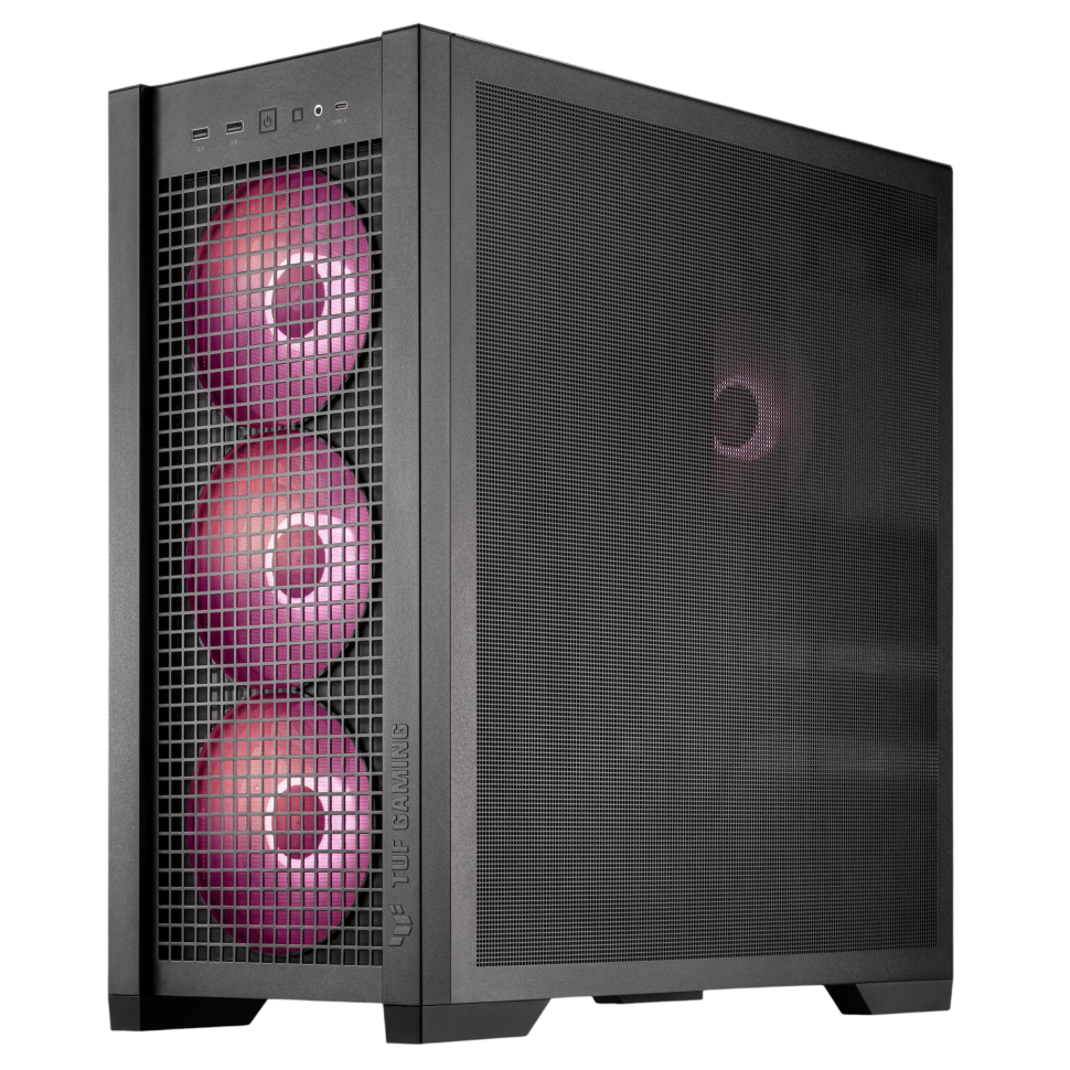 Компьютерный корпус ASUS TUF GAMING GT302 PLUS TG ARGB  Black (90DC00I0-B19010)