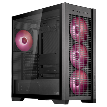 Компьютерный корпус ASUS TUF GAMING GT302 PLUS TG ARGB Black (90DC00I0-B19010)